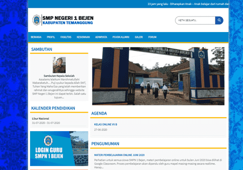 SMPN 1 Bejen, Kabupaten Temanggung